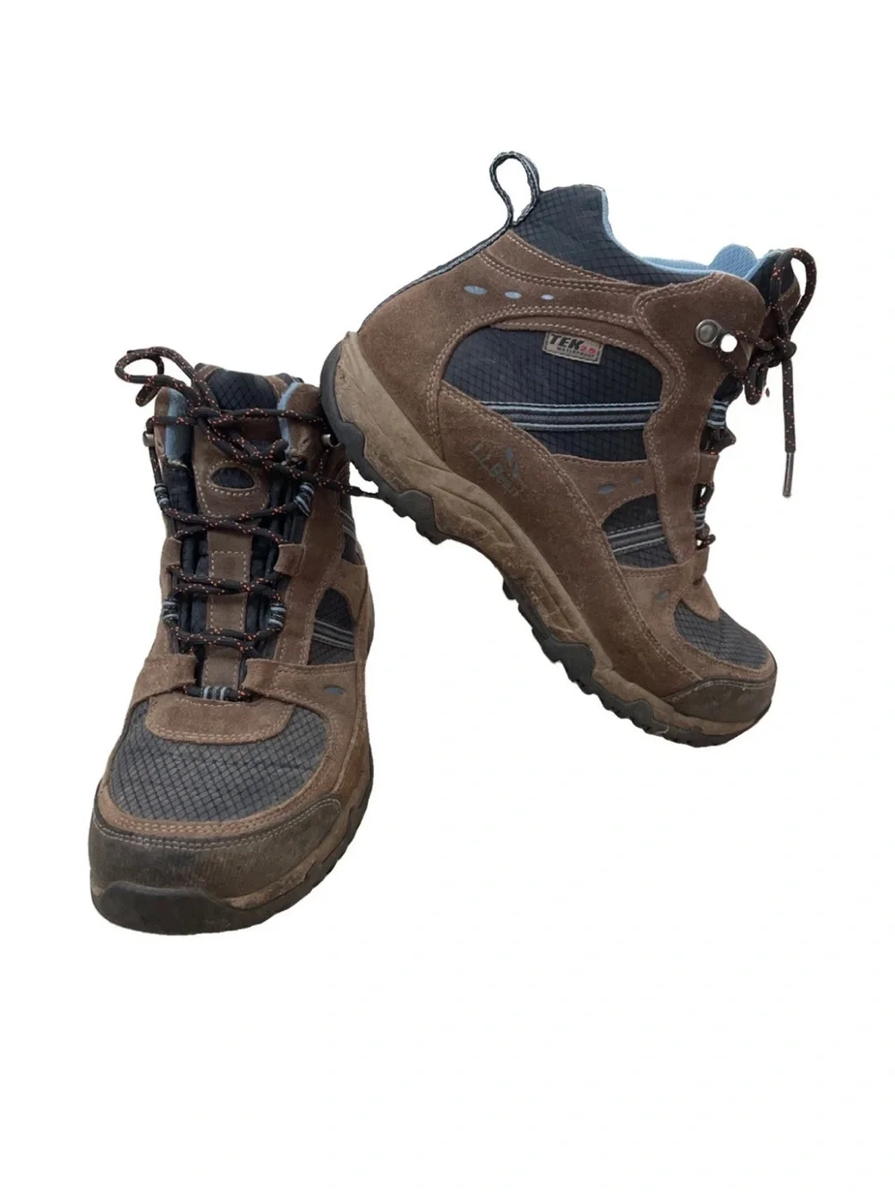 LL Bean Trail Model 4 High Hiking Boots Men’s 9.5 WIDE Brown Waterproof TEK 2.5